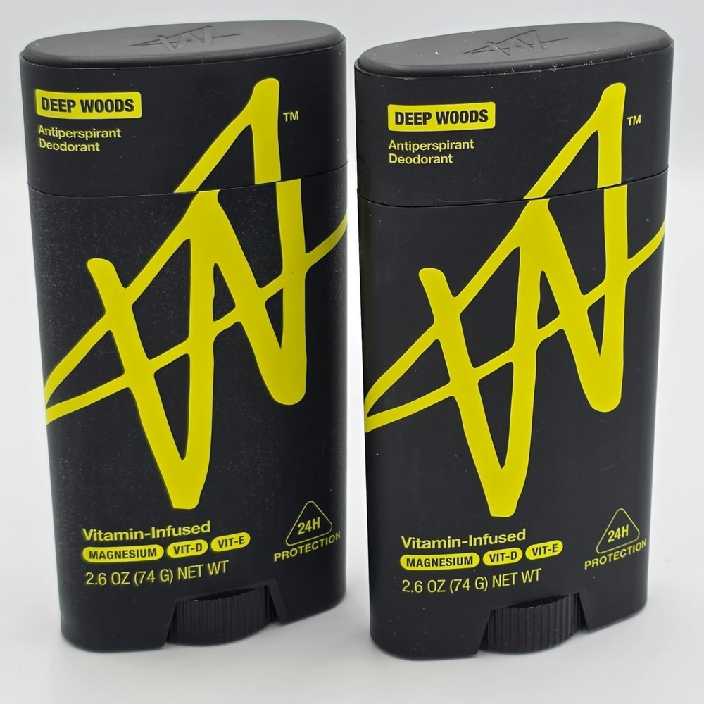 W By Jake Paul Men's Antiperspirant Deodorant Solids Deep Woods 2.6 oz (2 Pack)